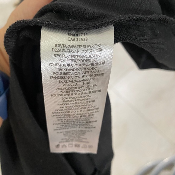 A/X Armani Exchange One Shoulder Zipper Black Cocktail Party Dress Size 2 Club - Picture 9 of 13